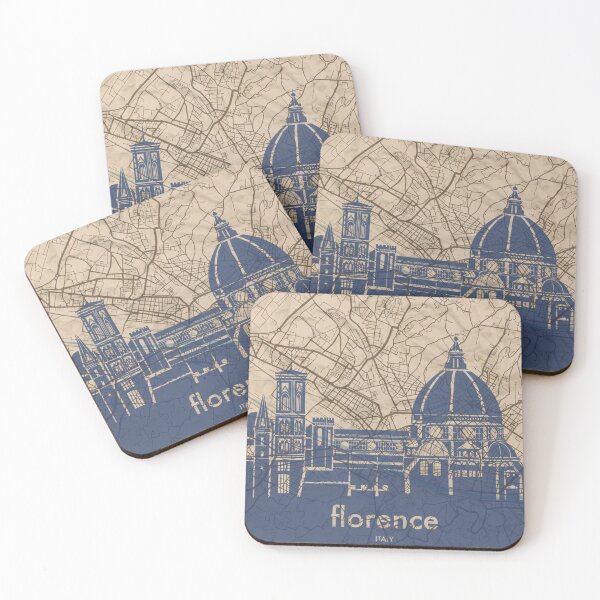 Item preview, Map + Silhouette | Florence designed and sold by CPTVDesign.