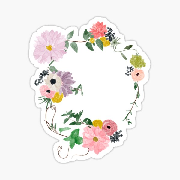 Item preview, watercolor florals print designed and sold by francoiskiley.