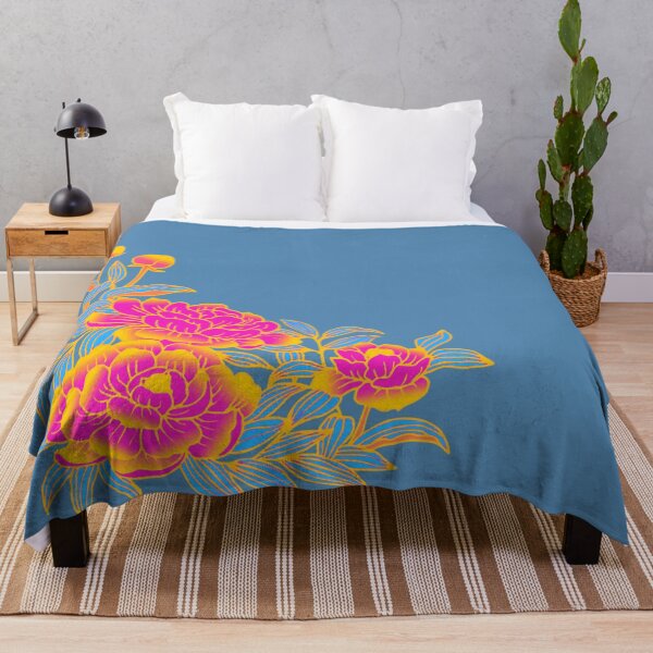 Item preview, Pansexual Pride Peony Flower Arrangement designed and sold by Vernen Ink.