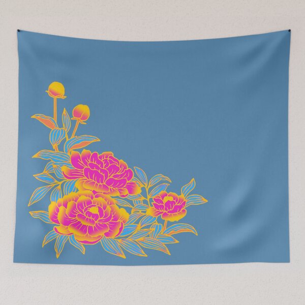 Item preview, Pansexual Pride Peony Flower Arrangement designed and sold by Vernen Ink.