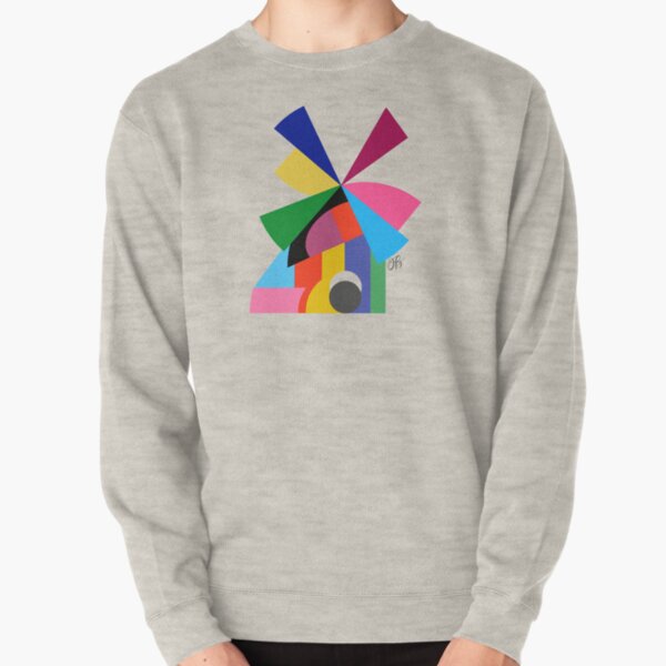Abstract Windmill Pullover Sweatshirt