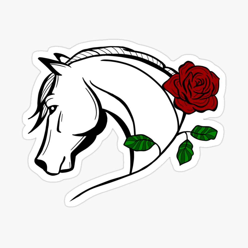 Horse and Roses 2024