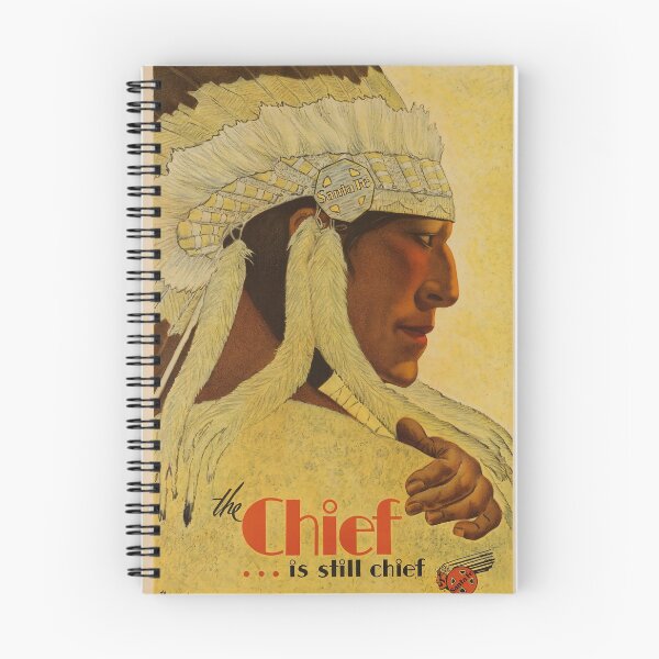 Item preview, the chief is still chief vintage travel poster designed and sold by stickart-marek.