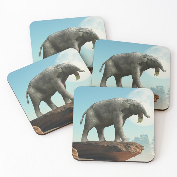 Item preview, Deinotherium on a Cliff designed and sold by Daniel Eskridge.