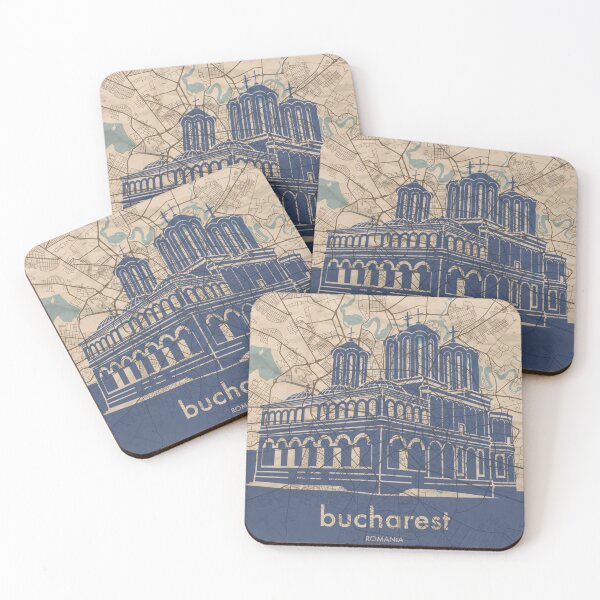 Item preview, Copy of Map + Silhouette | Bucharest designed and sold by CPTVDesign.