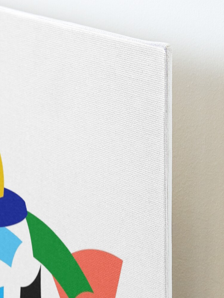 Alternate view of Abstract Clown Mounted Print