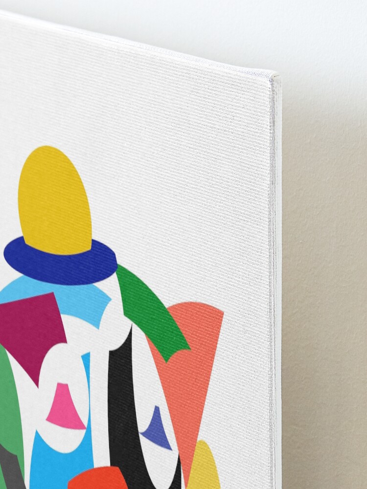 Alternate view of Abstract Clown Mounted Print