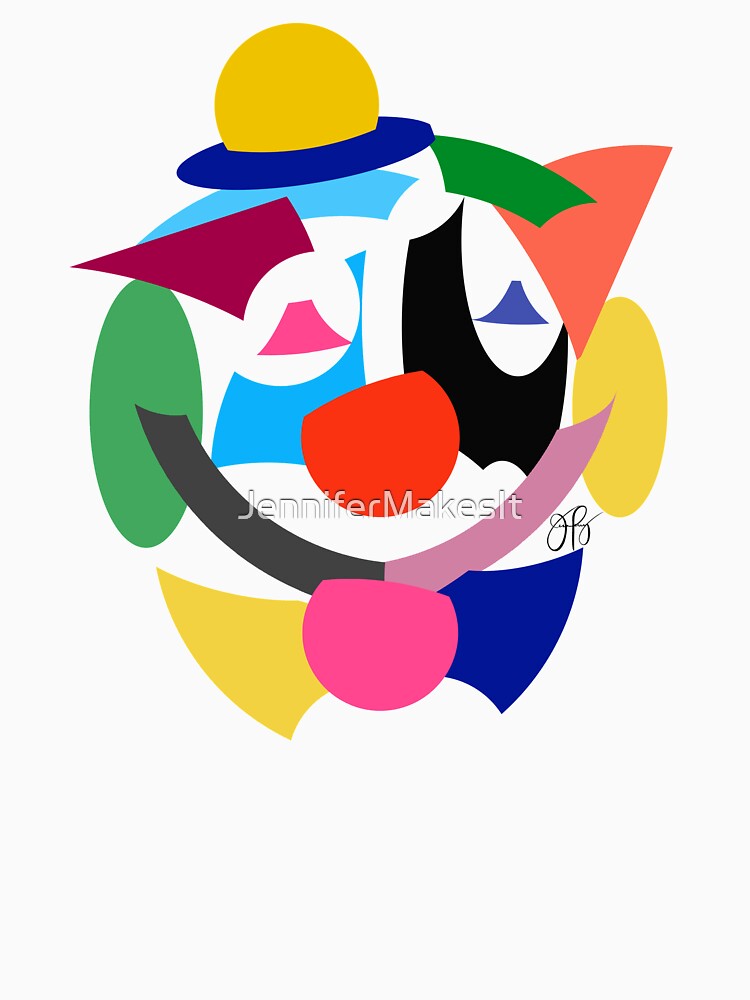 Abstract Clown by JenniferMakesIt