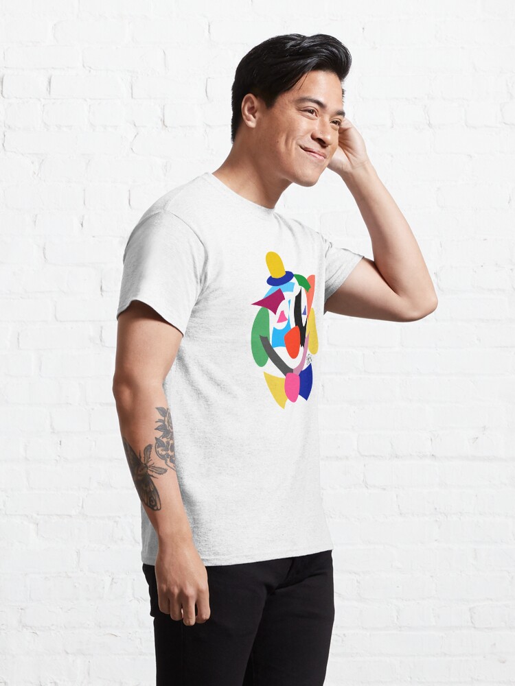 Alternate view of Abstract Clown Classic T-Shirt