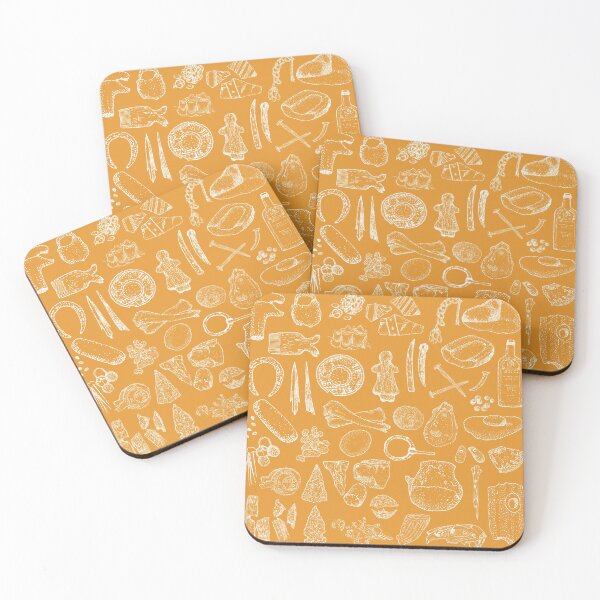 Item preview, Archaeology Artifacts Hand-drawn Pattern with White Lines designed and sold by Duncan Bullock.