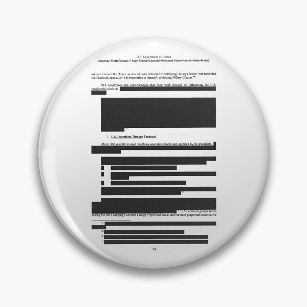 Item preview, Mueller Report designed and sold by Val Goretsky.