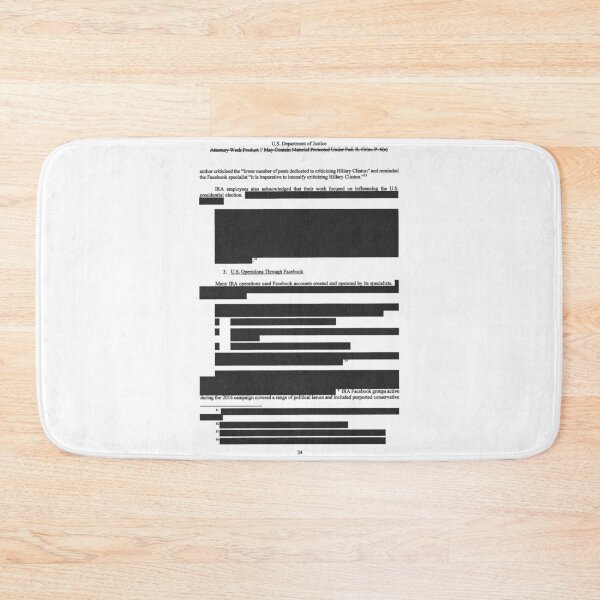 Item preview, Mueller Report designed and sold by Val Goretsky.