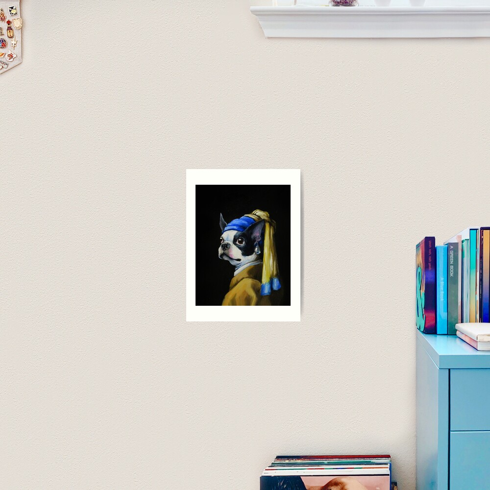 With a Pearl Earring Art Print