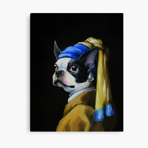 With a Pearl Earring Canvas Print