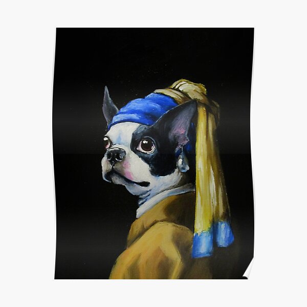 With a Pearl Earring Poster