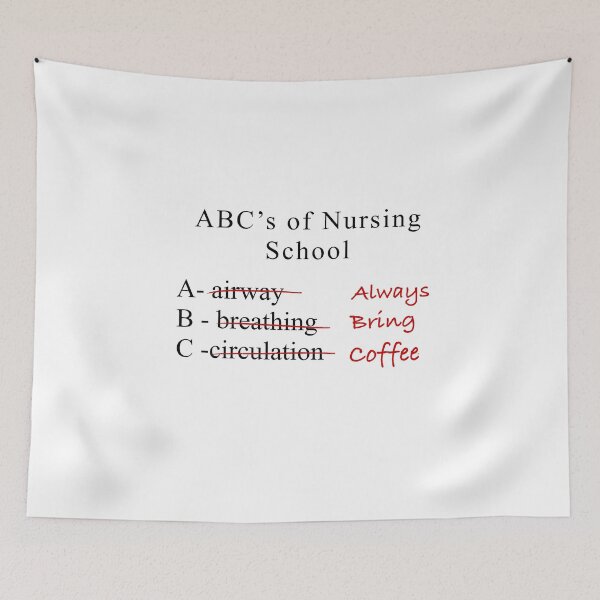Item preview, ABCs of nursing school designed and sold by anaboo21.