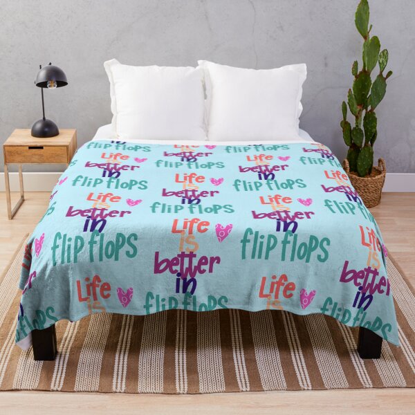 Item preview, Life is Better in Flip Flops designed and sold by Gretchen Slagle Studio.