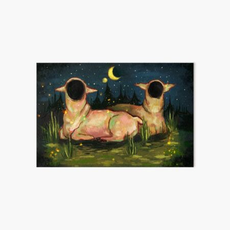 Little Lambs Art Board Print