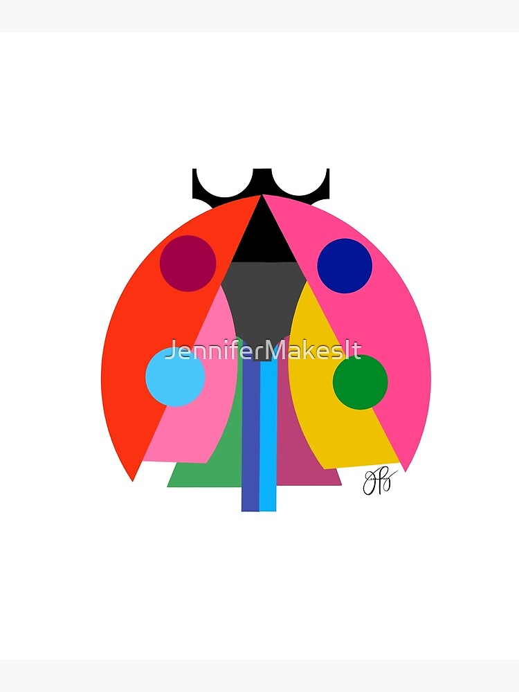 Abstract Ladybug by JenniferMakesIt