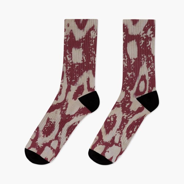 Item preview, Ikat Warp in Wine and Beige designed and sold by Leslie Rogers Todder.