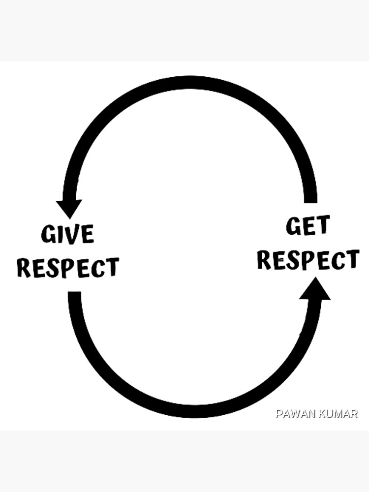 Give Respect Get Respect Art Print For Sale By Sunil Skv Redbubble