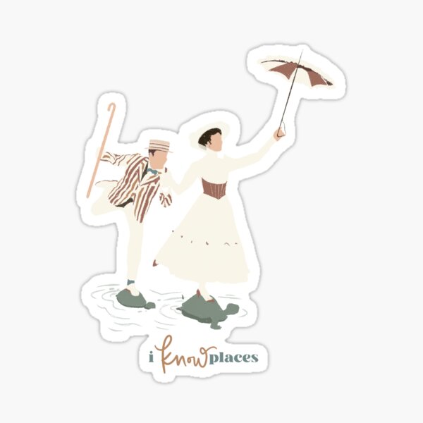 Vista previa del artículo con la obra «Mary Poppins + t.s. letra», diseñado y vendido por Chayli Bennett.