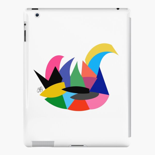 Abstract Swan iPad Snap Case