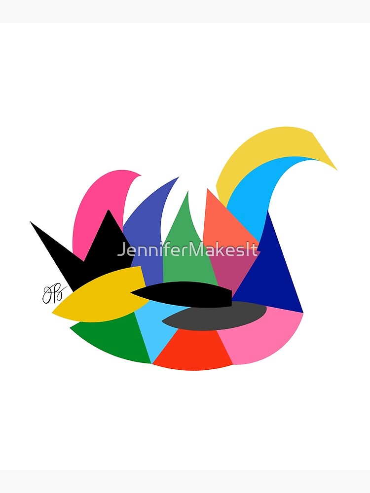 Abstract Swan by JenniferMakesIt