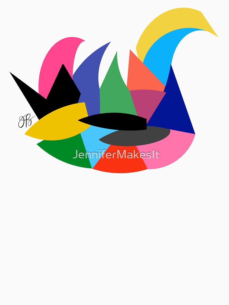 Abstract Swan by JenniferMakesIt
