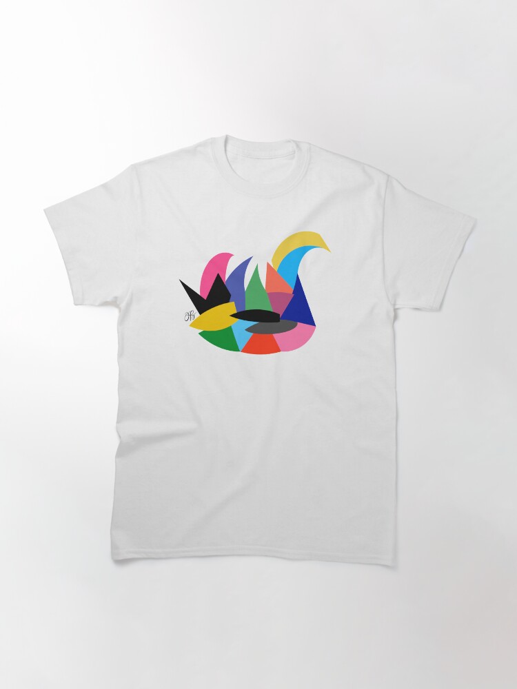 Alternate view of Abstract Swan Classic T-Shirt