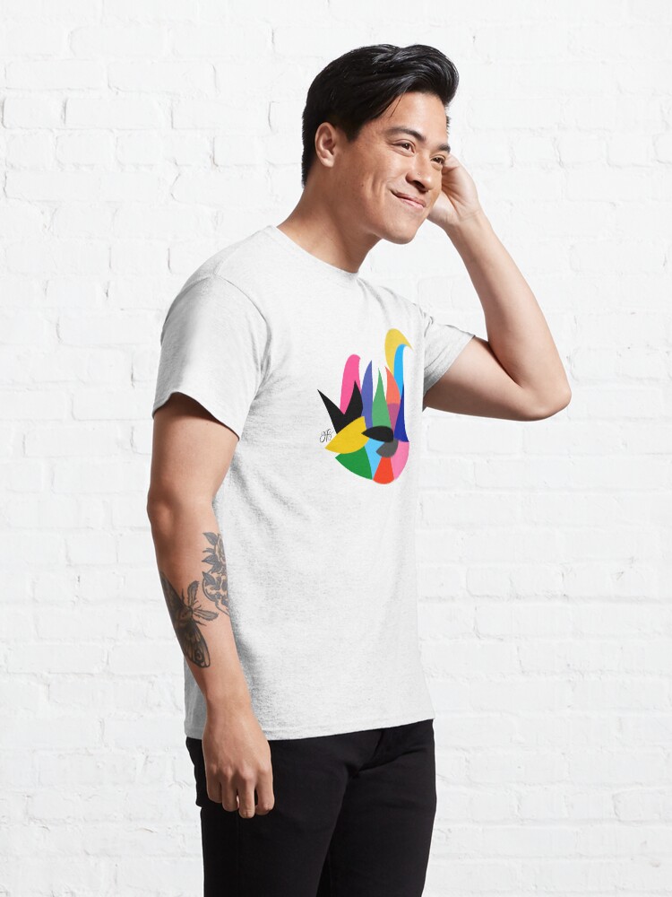 Alternate view of Abstract Swan Classic T-Shirt