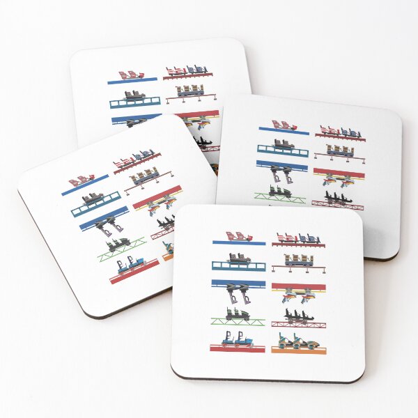 Item preview, Six Flags Over Georgia Coaster Cars Design designed and sold by CoasterMerch.