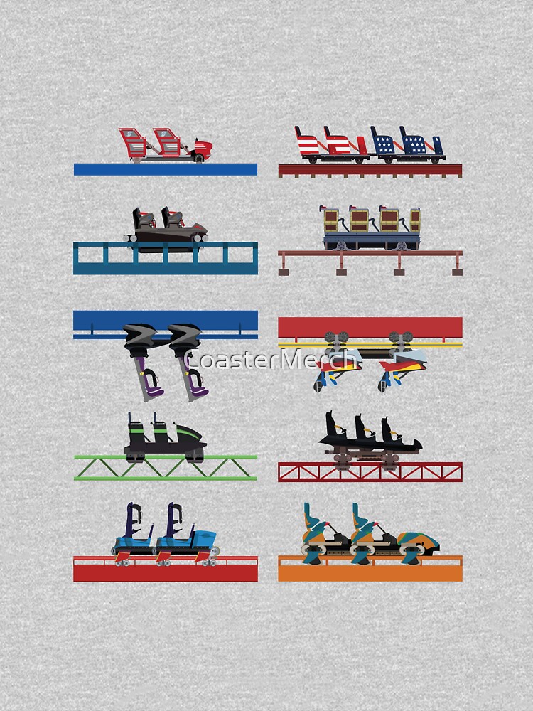 Six Flags Over Georgia Coaster Cars Design by CoasterMerch