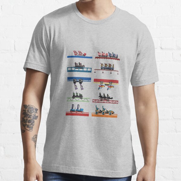 Six Flags Over Georgia Coaster Cars Design Essential T-Shirt