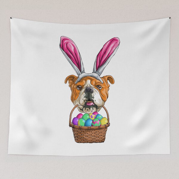 Item preview, Bulldog Easter designed and sold by Bendthetrend.