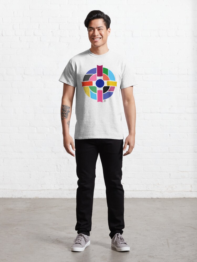 Alternate view of Abstract Cross Classic T-Shirt