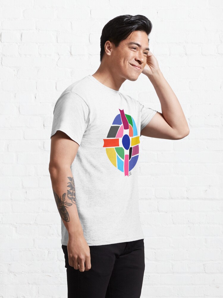Alternate view of Abstract Cross Classic T-Shirt