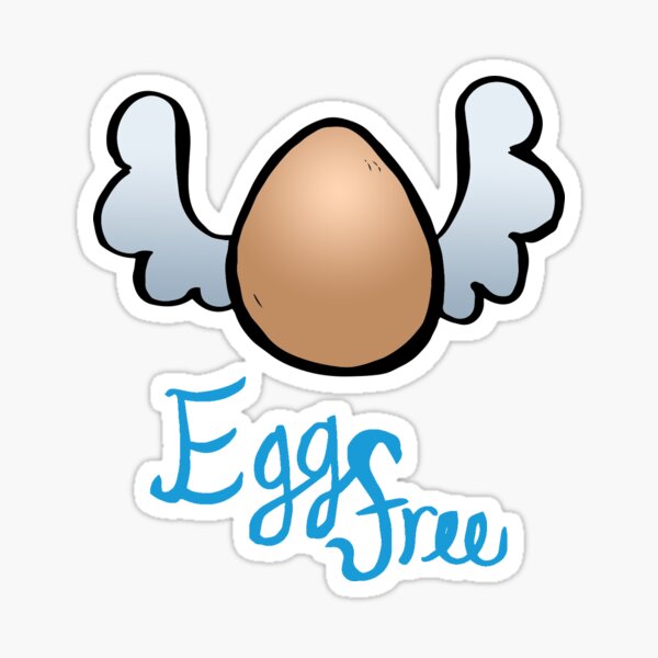 Egg Free Flyer Sticker
