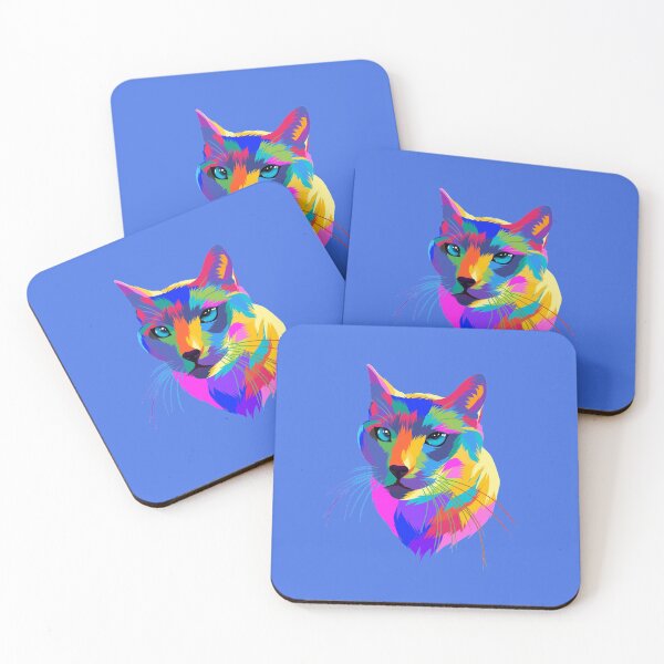 Item preview, Colorful cute cat  designed and sold by FadyaF.