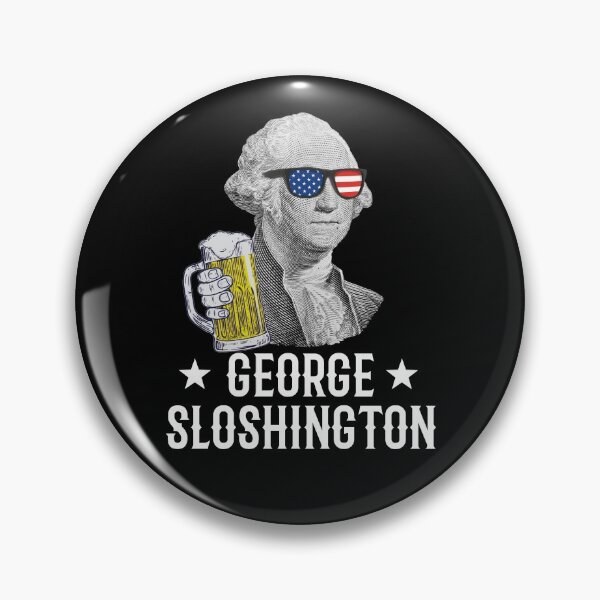 Artikelvorschau, George Sloshington Präsident George Washington Drinking Beer Shirt Gear entworfen und verkauft von DynamicDesign.