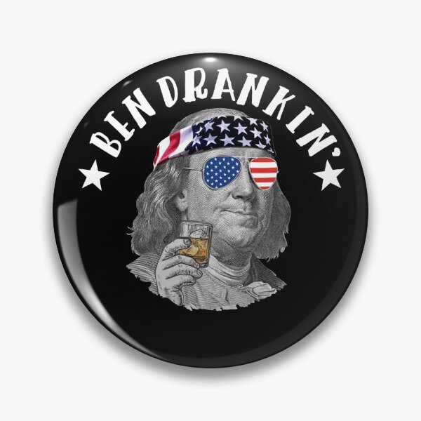 Artikelvorschau, Ben Drankin patriotischer Amerikaner Ben Franklin Beer Drinking Shirt Gear entworfen und verkauft von DynamicDesign.