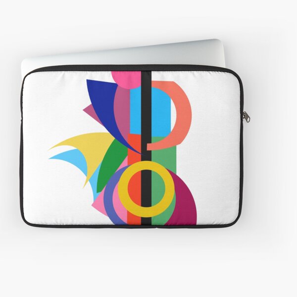 Abstract Cello Player Laptop Sleeve