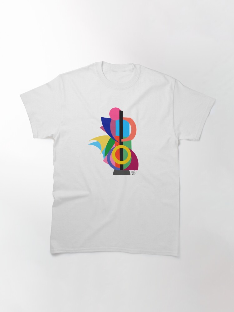 Alternate view of Abstract Cello Player Classic T-Shirt