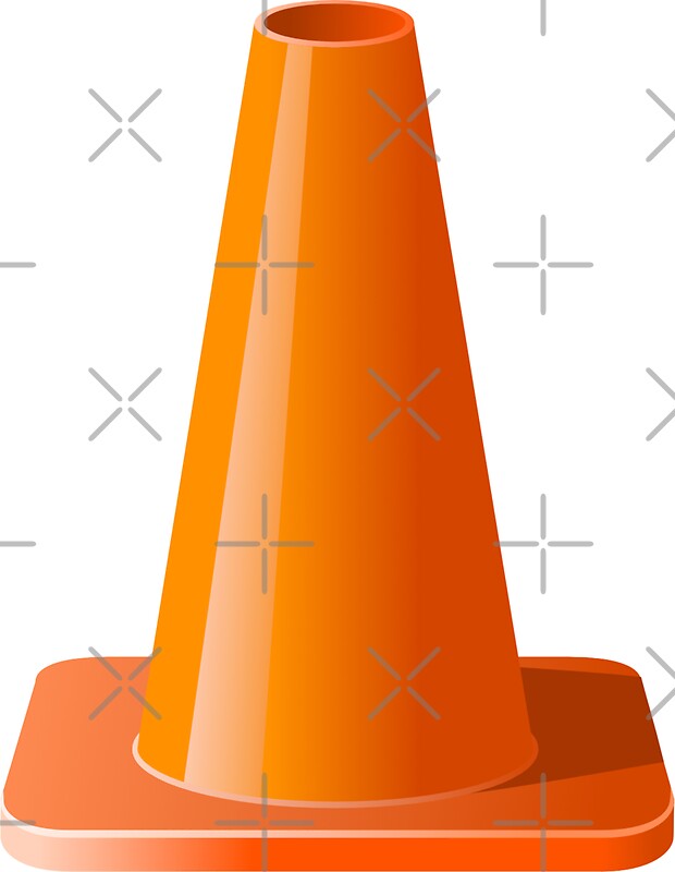 "Traffic Cone" Stickers by William Fehr Redbubble