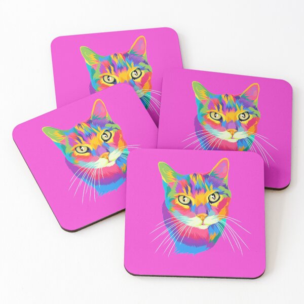 Item preview, Colorful cute cat designed and sold by FadyaF.