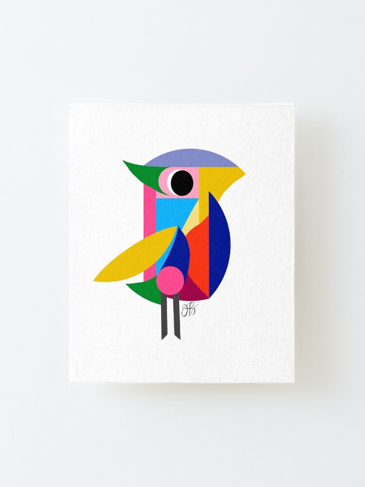 Alternate view of Abstract Bird Mounted Print