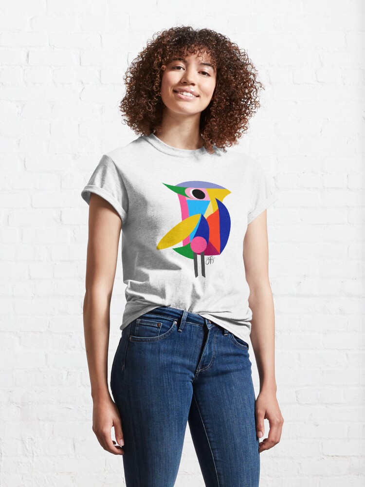 Alternate view of Abstract Bird Classic T-Shirt