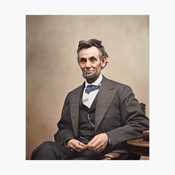 Colorized - Abraham Lincoln Photographic Print