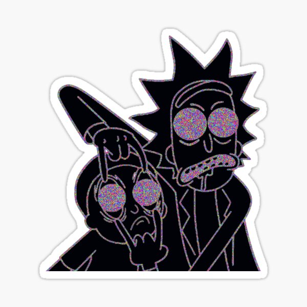 Rick and Morty Sticker | Redbubble