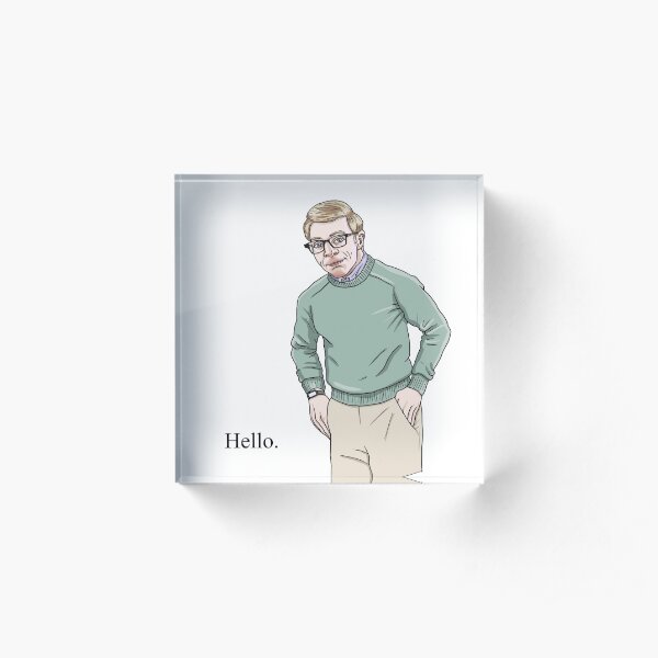 Hello. My name is Joe Pera Acrylic Block